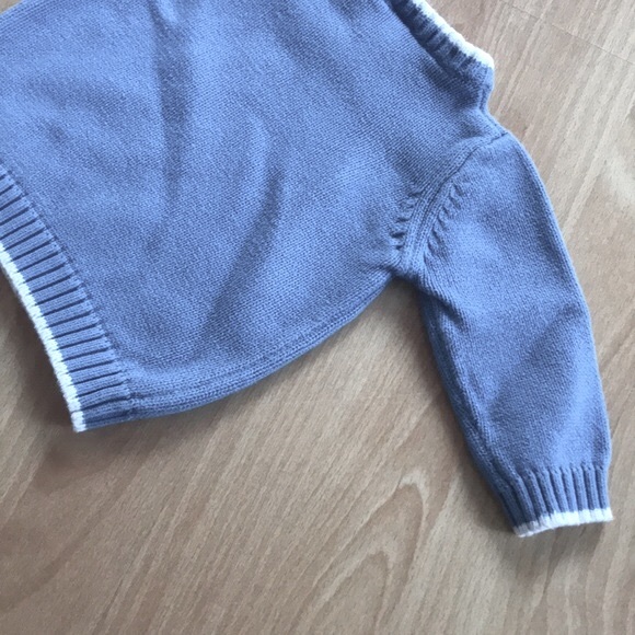 8/$25 Gymboree Blue Crew Neck Turtle Sweater Size 6-12 months - Picture 8 of 9